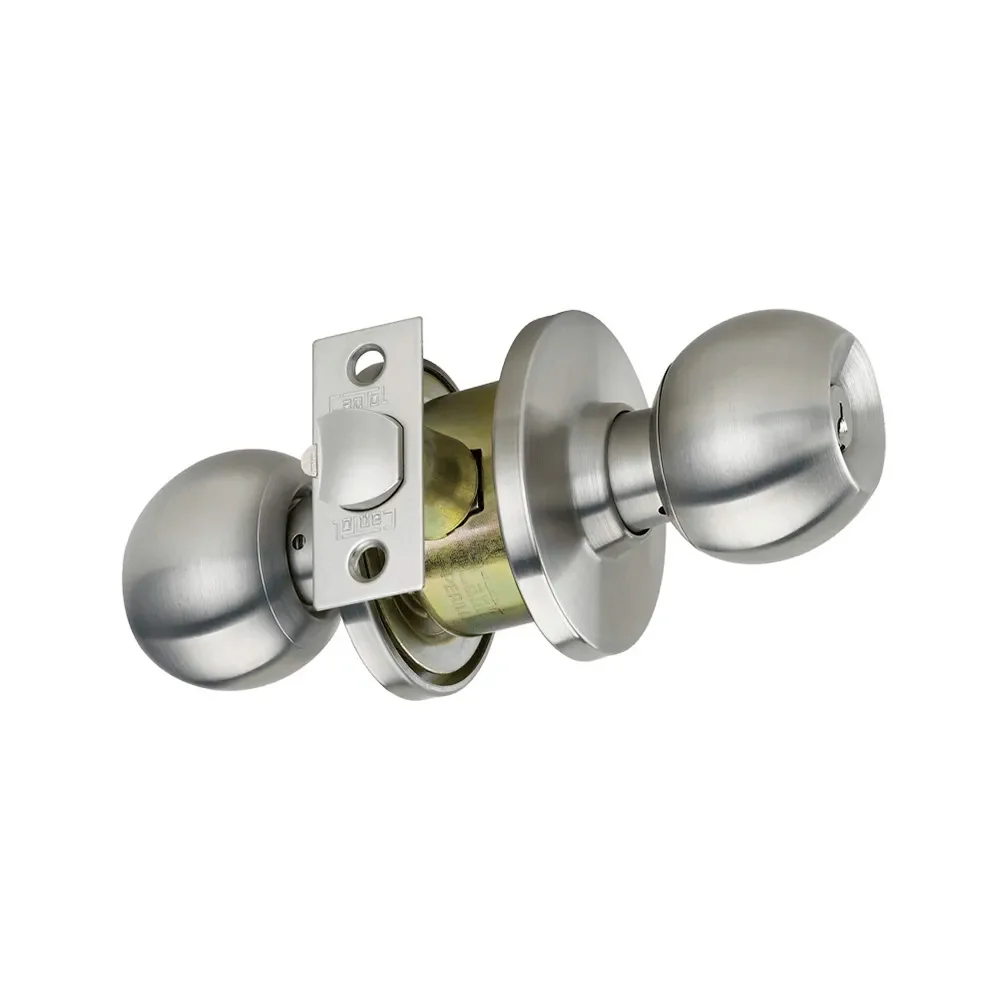 Cerradura Chapa Pomo Dormitorio Acero Inoxidable Cantol