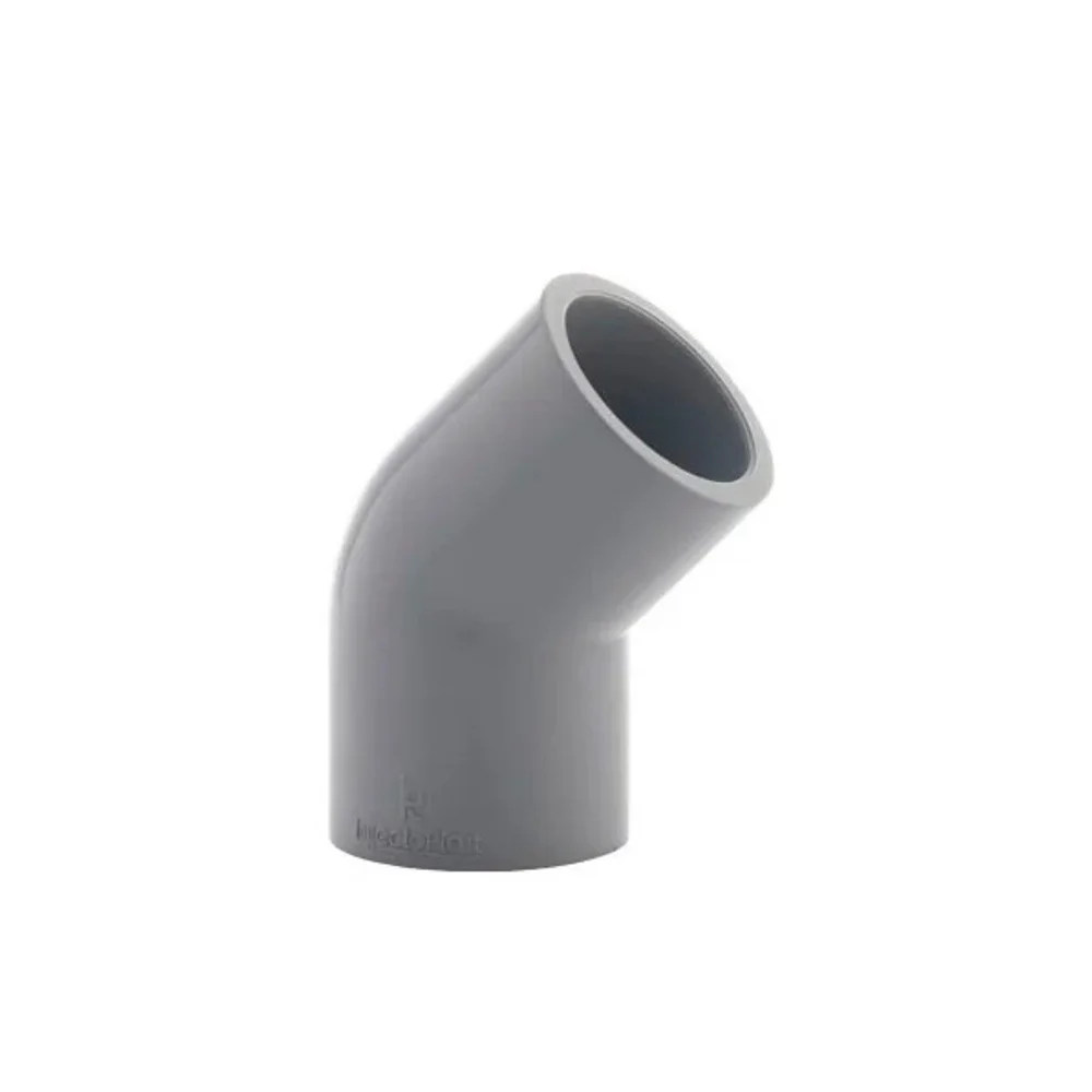 Codo PVC Agua 1" X 45° sin Rosca Inyectoplast