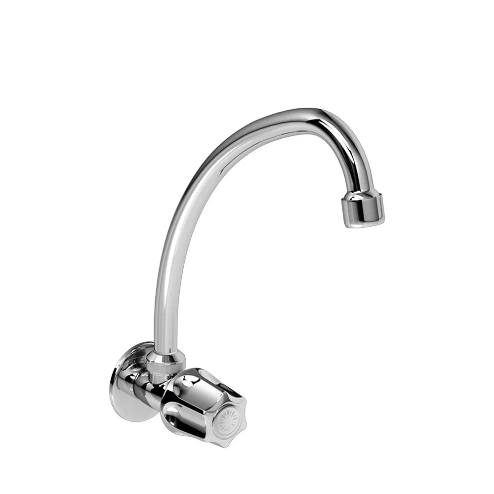 Llave de Lavadero Pico de Ganzo Pared Italgrif Bavaro
