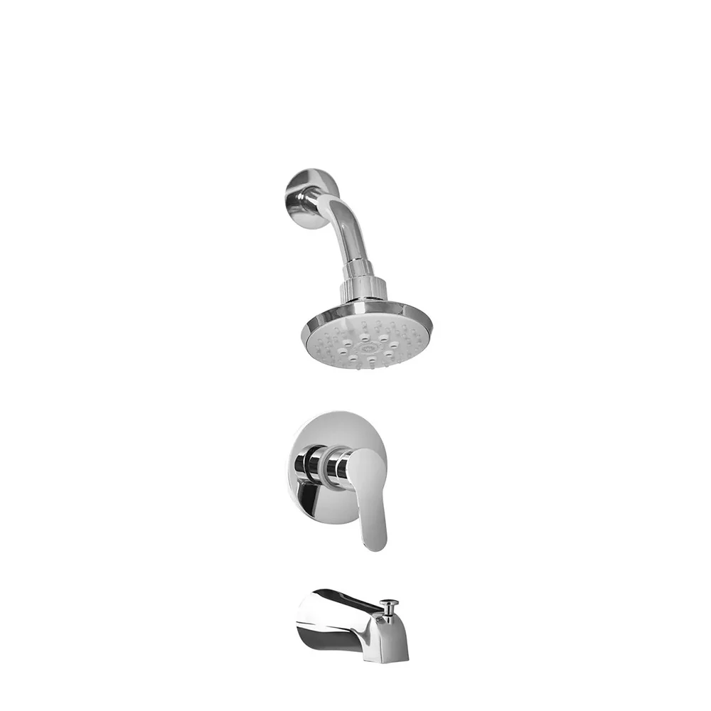 Mezcladora Monocomando Ducha Tina Italgrif Tahiti con Salida