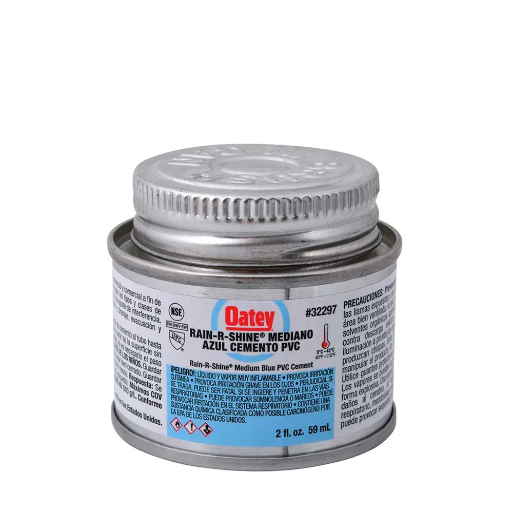 Pegamento PVC Oatey Rain Azul 2 ONZ 1/64