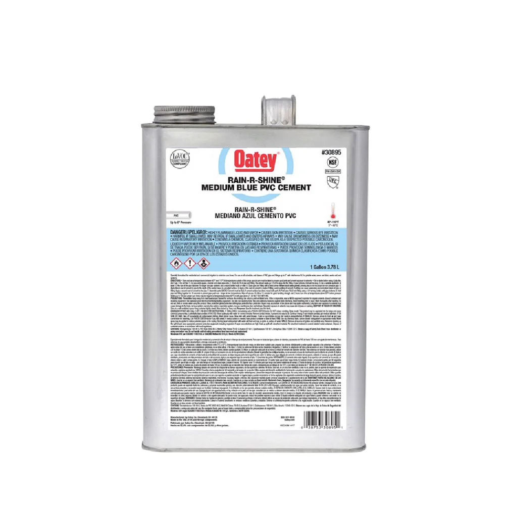 Pegamento PVC Oatey Rain Azul 1 Galon