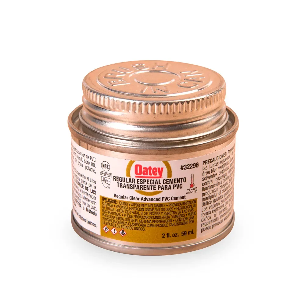 Pegamento PVC Regular Dorado Oatey 2 OZ 1/64