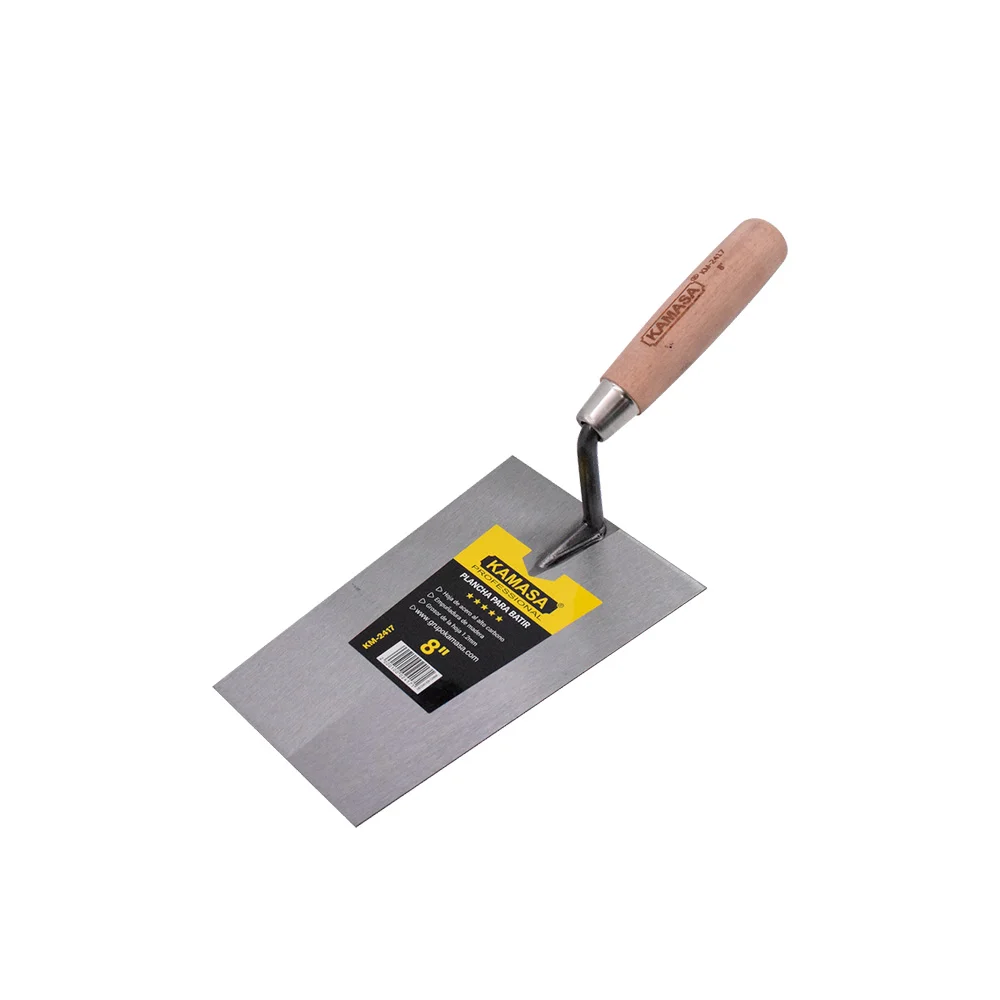 Plancha de Batir 8" Mango de Madera KM2417 Kamasa