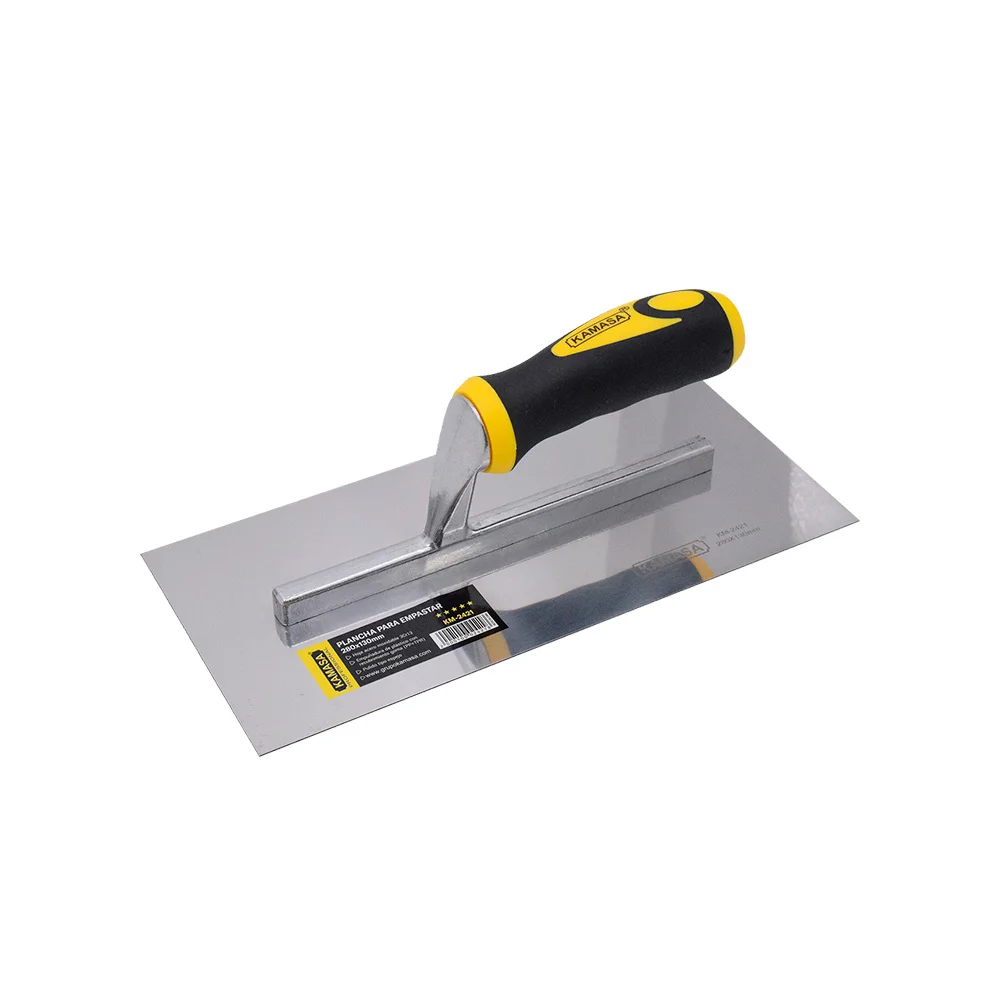 Plancha de Empastar 280 × 130 Mm Mango Goma KM2421 Kamasa