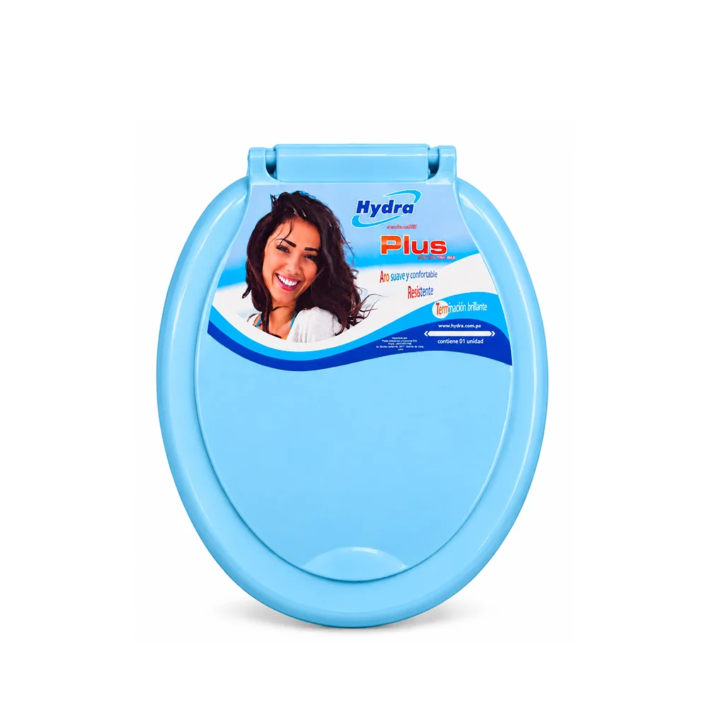 Tapa Asiento de Inodoro Universal Celeste Hydra