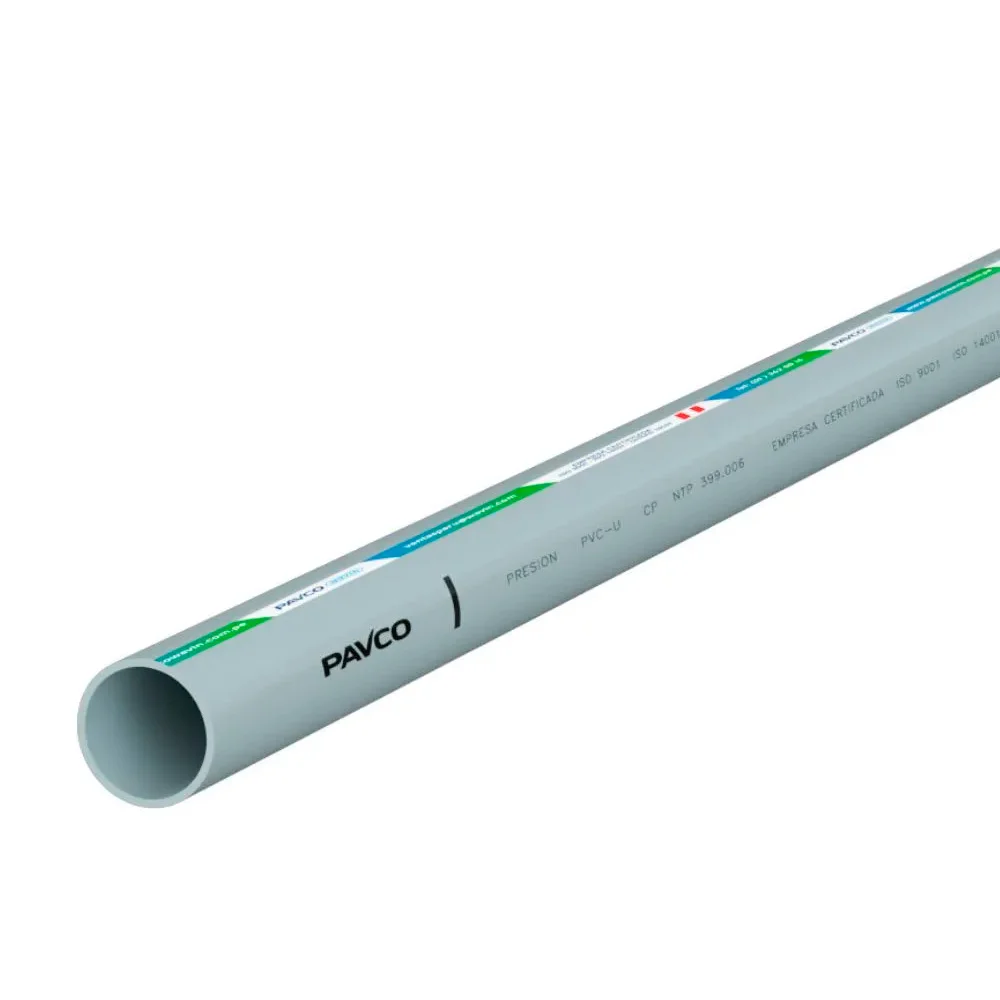 Tubo PVC Agua 1" X 5M sin Rosca C-10 Pavco — vista principal