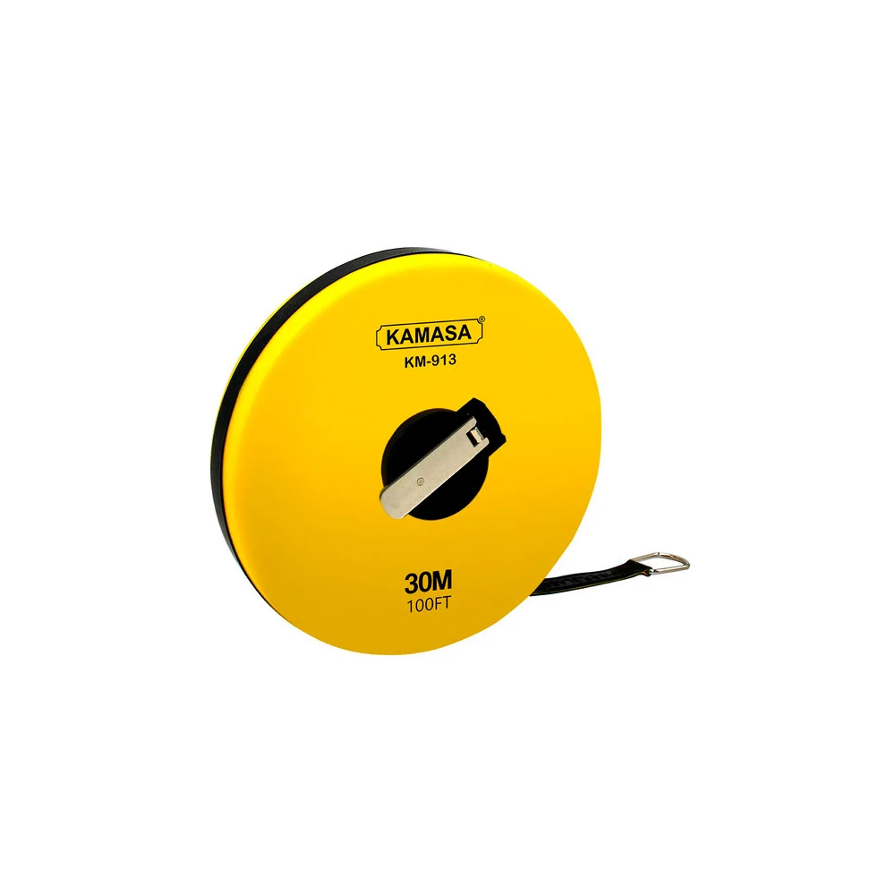 Wincha 30M/100FT Fibra de Vidrio KM913 Kamasa